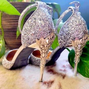 Big Tree Glitter Heels